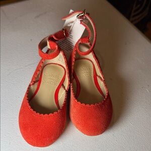 Janie and Jack Vibrant Red Dress Shoes size 4